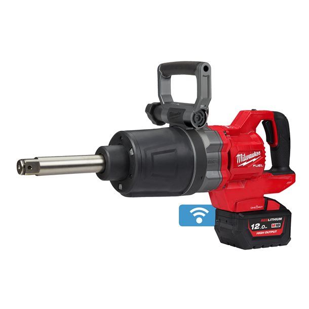 Гайковерт аккумуляторный бесщеточный MILWAUKEE 1'' (2711Нм) M18 ONEFHIWF1D-0C, с кольцом (каркас)