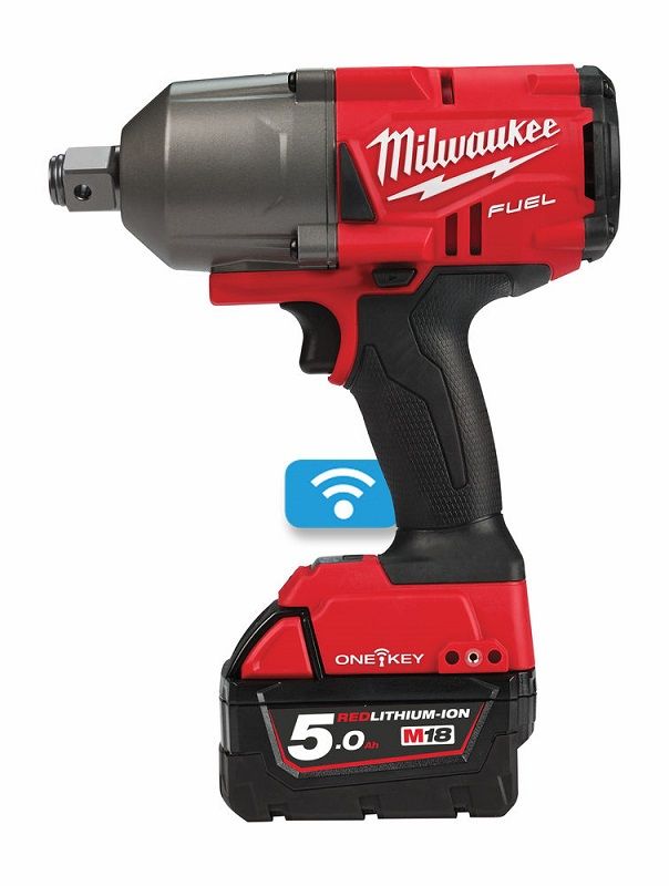 Гайковерт аккумуляторный бесщёточный MILWAUKEE 3/4" (2034Нм) M18 ONEFHIWF34-502X, с кольцом