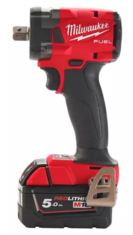 Гайковерт аккумуляторный бесщеточный MILWAUKEE 1/2" (339 Нм) M18 FIW2P12-502X, с пином (ЗУ+2Х5Ач)