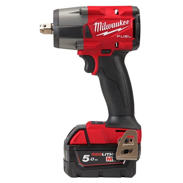 Гайковерт аккумуляторный бесщеточный MILWAUKEE 1/2" (881Нм) M18 FMTIW2P12-502X, с пином (ЗУ+2Х5Ач)