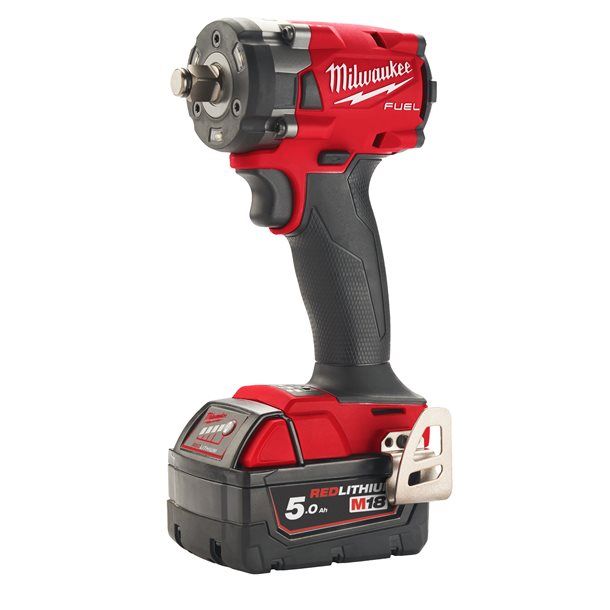 Гайковерт аккумуляторный бесщеточный MILWAUKEE 1/2'' (339Нм) M18 FIW2F12-502X, с кольцом (ЗУ+2Х5Ач)