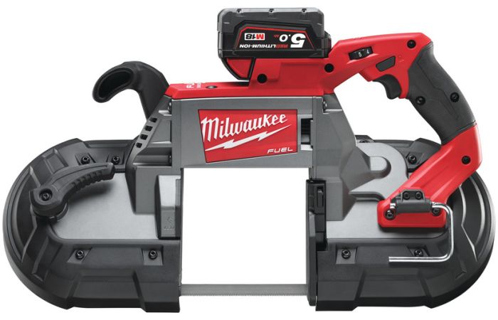 Пила ленточная аккумуляторная бесщёточная MILWAUKEE M18 CBS125-502C (ЗУ+2акк.Х5Ач+кейс)