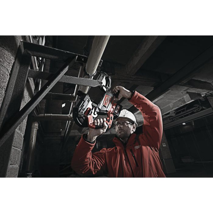 Пила ленточная аккумуляторная бесщёточная MILWAUKEE M18 CBS125-502C (ЗУ+2акк.Х5Ач+кейс)