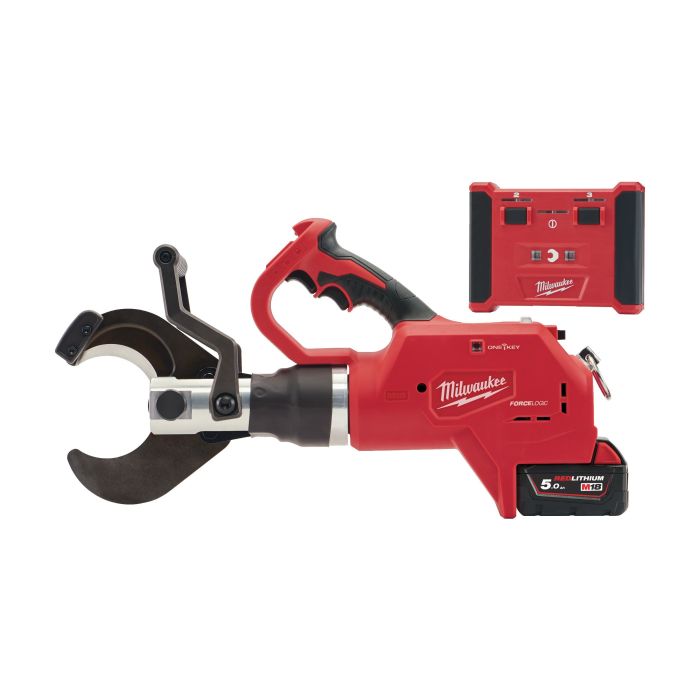 Кабелерез гидравлический аккумуляторный (подземный) MILWAUKEE M18 HCC75R-502C ONE-KEY(ЗУ+2Х5Ач+кейс)