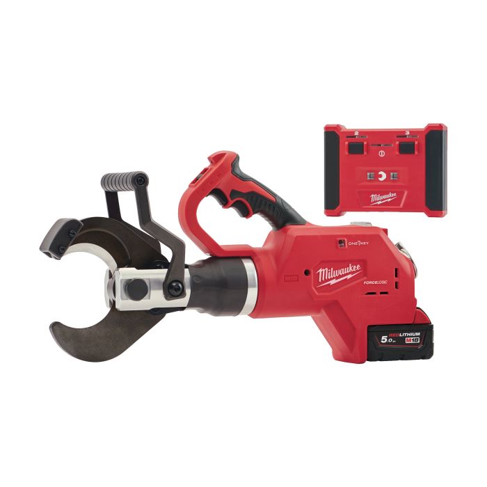 Кабелерез гидравлический аккумуляторный (подземный) MILWAUKEE M18 HCC75R-502C ONE-KEY(ЗУ+2Х5Ач+кейс)