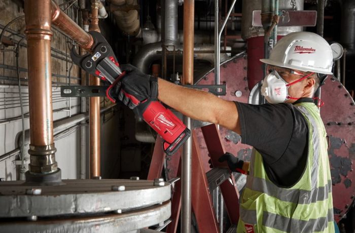 Обжимник гидравлический аккумуляторный для труб MILWAUKEE M18 ONEBLHPT-302C Geberit Mapress(ЗУ+3Х2А)