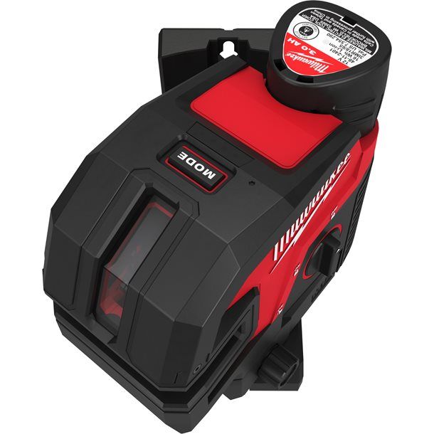 Нивелир 4х точечный лазерный аккумуляторный MILWAUKEE M12 CLL4P-301C (зелёный луч) (ЗУ+1Х3Ач+кейс)