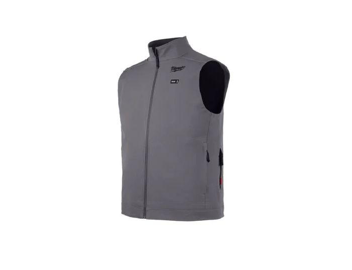 Жилет с подогревом MILWAUKEE, M12 HVGREY1-0(XL), серый (размер XL)