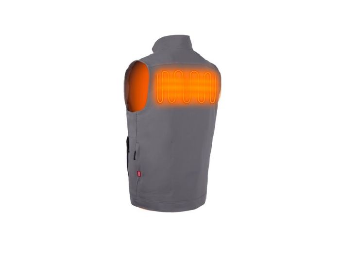 Жилет с подогревом MILWAUKEE, M12 HVGREY1-0(XL), серый (размер XL)