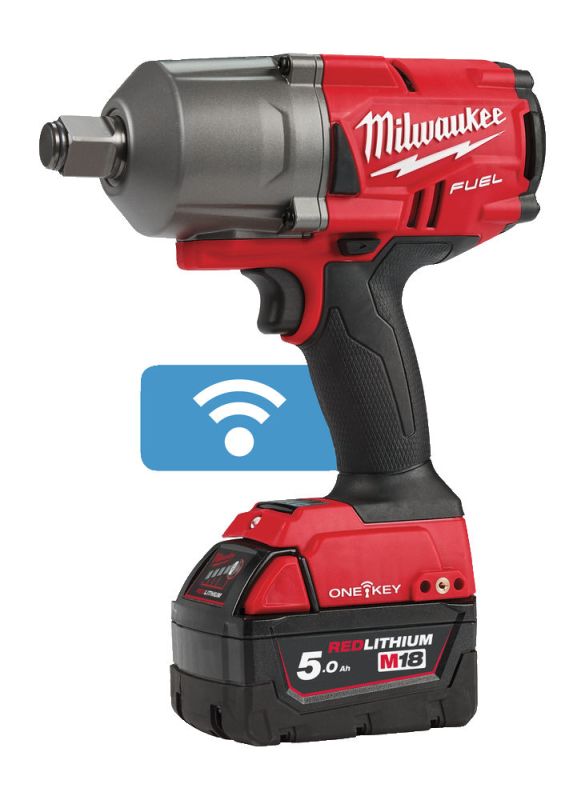 Гайковерт аккумуляторный бесщёточный MILWAUKEE 3/4" (2034Нм) M18 ONEFHIWF34-502X, с кольцом
