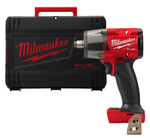 Гайковерт аккумуляторный бесщёточный MILWAUKEE 1/2" (881 Нм) M18 FMTIW2F12-0Х, с кольцом (каркас)