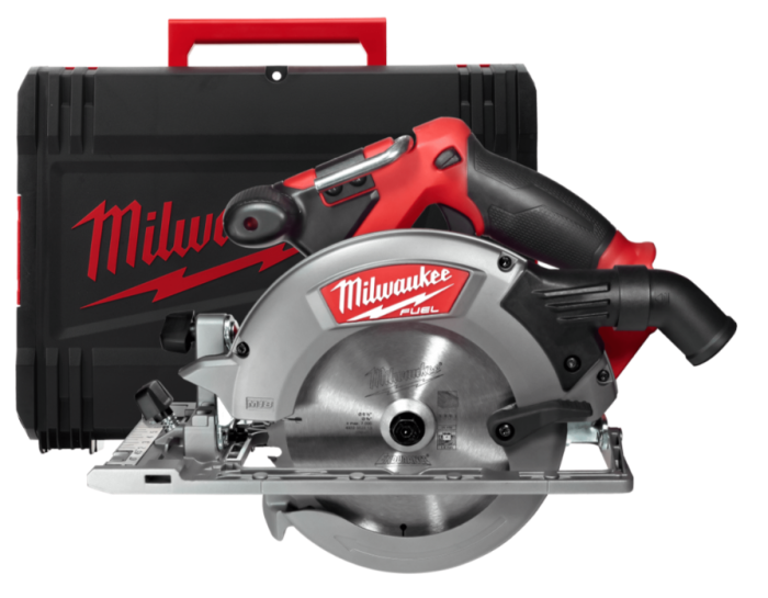 Пила дисковая аккумуляторная бесщеточная MILWAUKEE M18 CCS55-0Х Ø165мм (каркас+HDкейс)