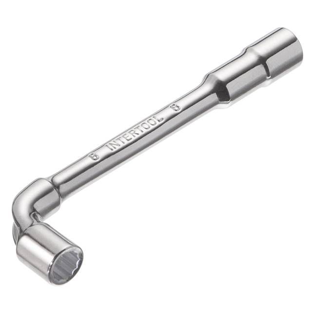 Ключ торцевой с отверстием L-образный 8 мм INTERTOOL HT-1608