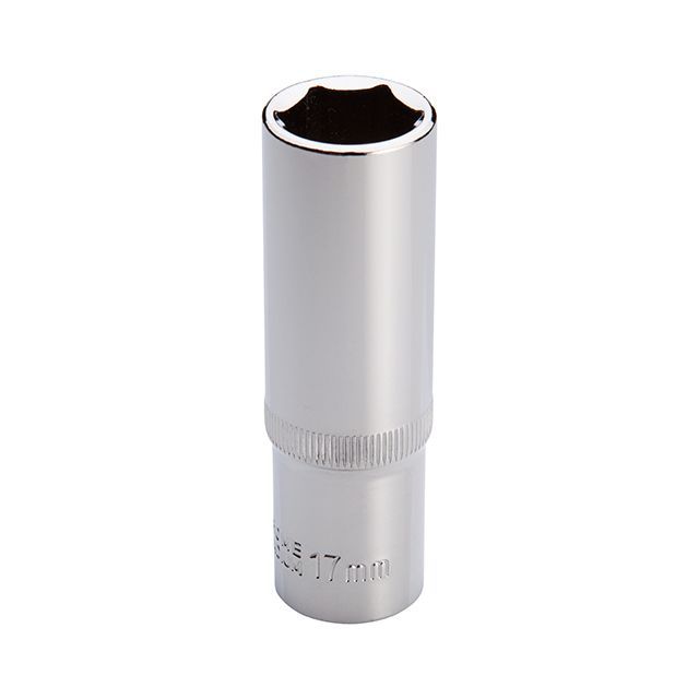 Головка шестигранная удлиненная 1/2", 17×78 мм, Cr-V, STORM INTERTOOL ET-0117