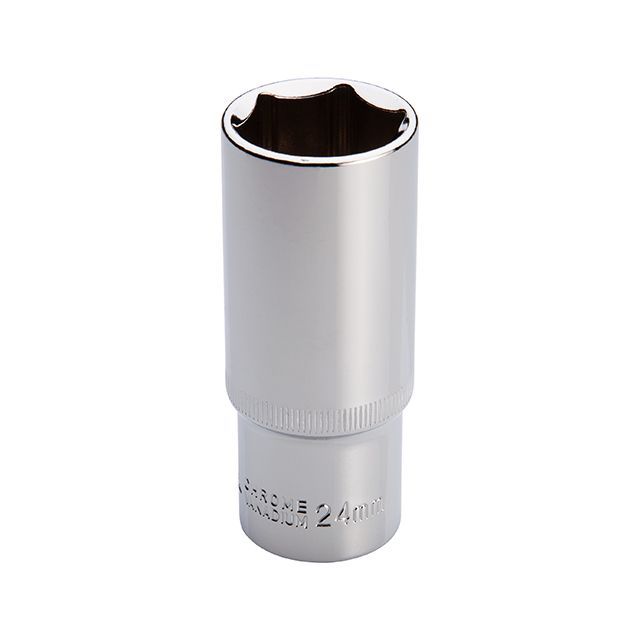 Головка шестигранная удлиненная 1/2", 24×78 мм, Cr-V, STORM INTERTOOL ET-0124