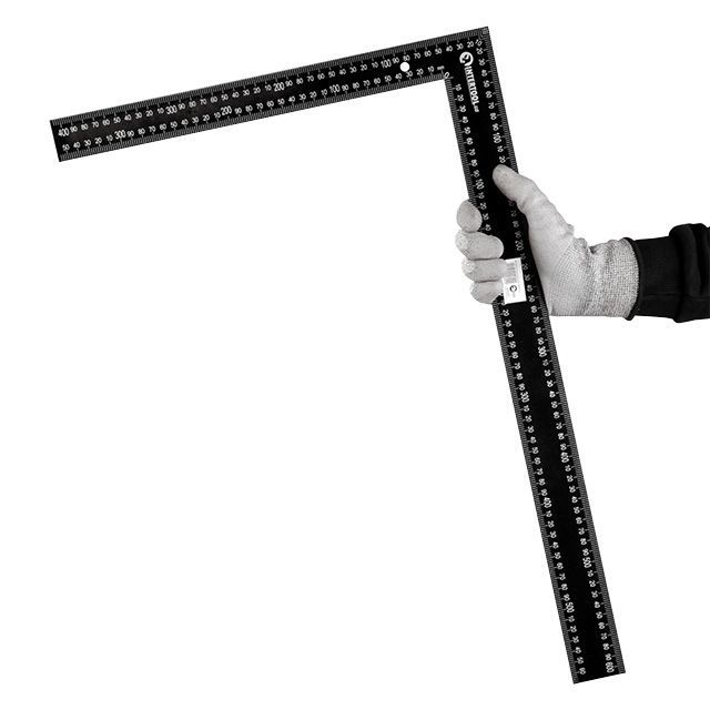 Угольник строительный 600*400 мм INTERTOOL MT-2060