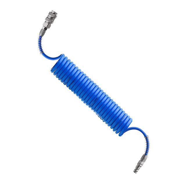 Шланг спиральный полиуретановый 5 м, 5,5*8 мм INTERTOOL PT-1706