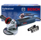 Кутова шліфмашина Bosch GWS 19-125 CIE Professional, з регулюванням та пиловим фільтром
