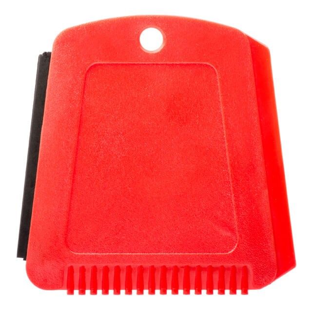 Скребок автомобильный для стекла, с водосгоном, 12×12 см INTERTOOL AT-0101