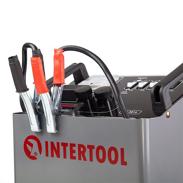 Пускозарядное устройство 12 В - 24 В, 300 А, 1.2 кВт INTERTOOL AT-3016