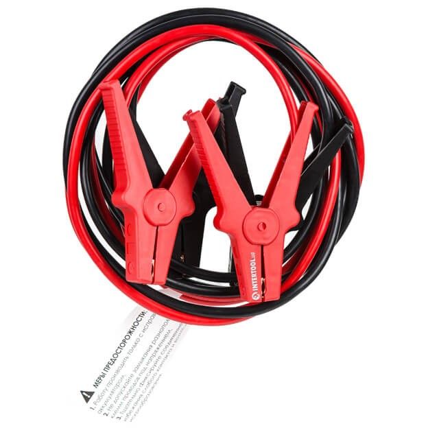 Провода пусковые 300 А, 3 м, до -40°C, чехол INTERTOOL AT-3042