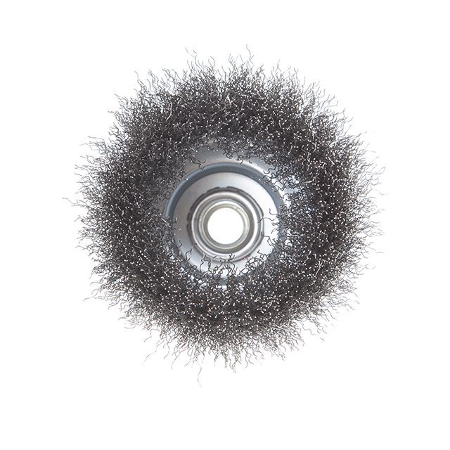 Щетка чашечная 100 мм, для УШМ, М14 (витая проволока) INTERTOOL BT-1100