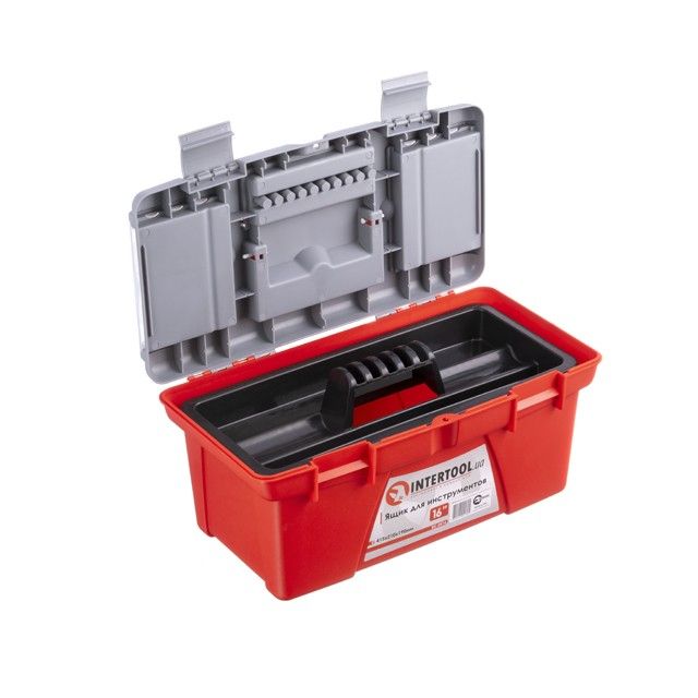 Ящик для инструментов 16" 415*210*190мм INTERTOOL BX-0416