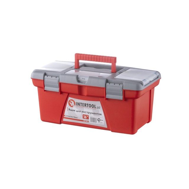 Ящик для инструментов 16" 415*210*190мм INTERTOOL BX-0416