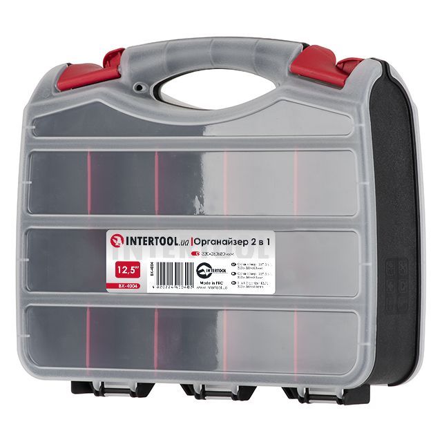 Органайзер 2 в 1, 12.5" 320*260*80 мм INTERTOOL BX-4004