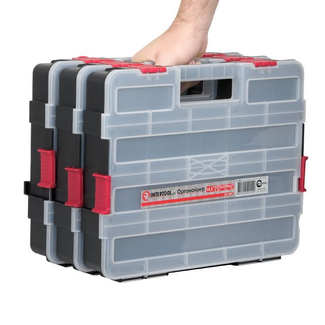 Органайзер 14.5" 375*280*67мм INTERTOOL BX-4021