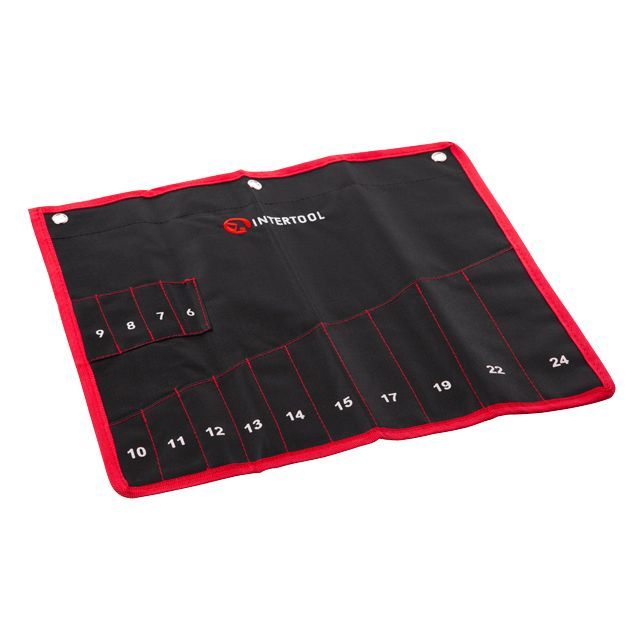 Чехол для гаечных ключей, 14 карманов INTERTOOL BX-9009