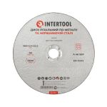 Круг отрезной по металлу 180*2.0*22.2 мм INTERTOOL CT-4014