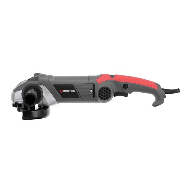 Шлифмашина угловая 1200 Вт, 6000-12000 об/мин, диаметр круга 125 мм INTERTOOL DT-0272