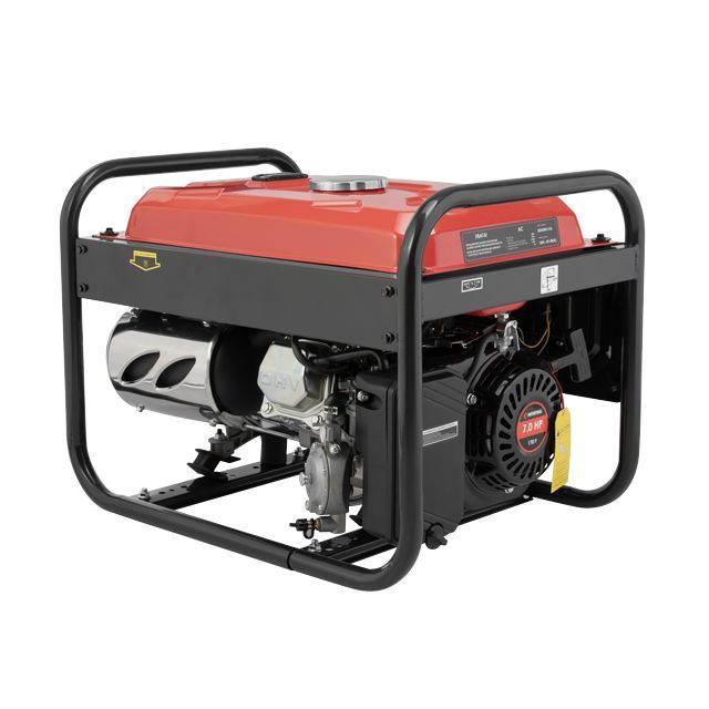 Генератор бензиновий/газовий 2.8/3 кВт, 220 В, 15 л, ручний старт, мідна обмотка, STORM INTERTOOL DT-1133