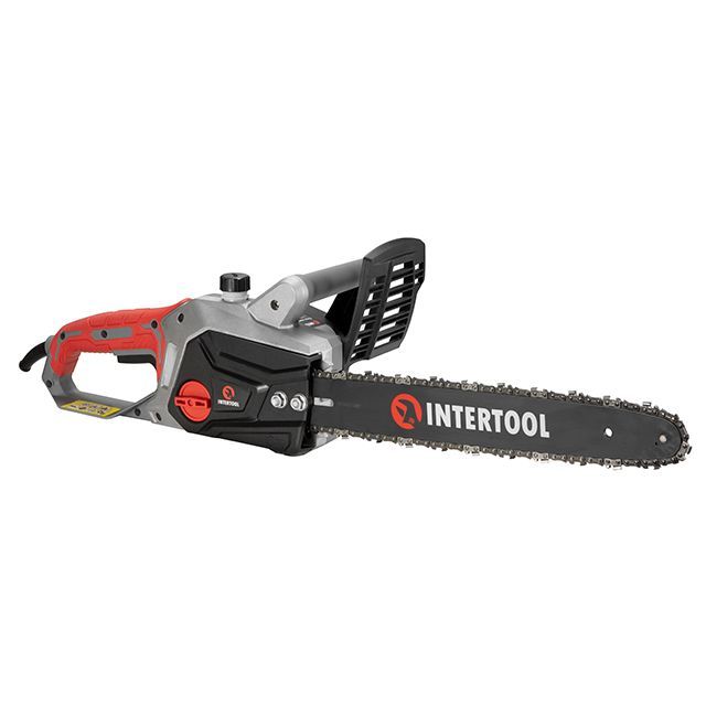 Пила цепная электрическая 1600 Вт, шина 40 см, боковой двигатель INTERTOOL DT-2200