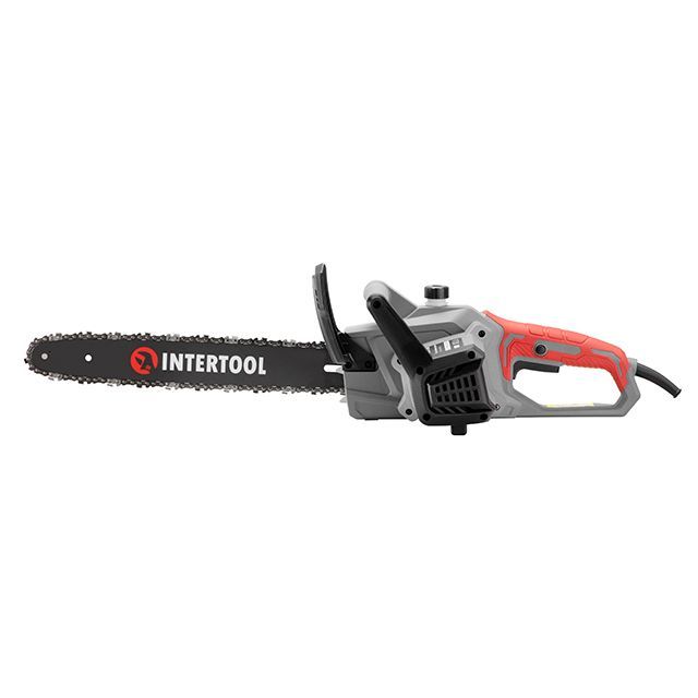 Пила цепная электрическая 1600 Вт, шина 40 см, боковой двигатель INTERTOOL DT-2200