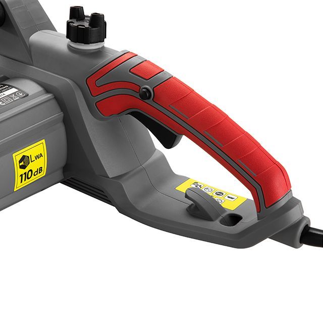 Пила цепная электрическая 2400 Вт, шина 40 см, боковой двигатель INTERTOOL DT-2201