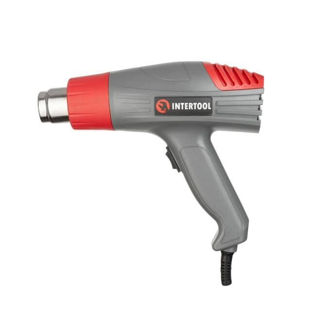Фен технический 2000 Вт, 400-600°С, 300-500 л/мин, 2 режима INTERTOOL DT-2416