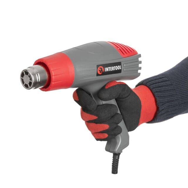 Фен технический 2000 Вт, 400-600°С, 300-500 л/мин, 2 режима INTERTOOL DT-2416