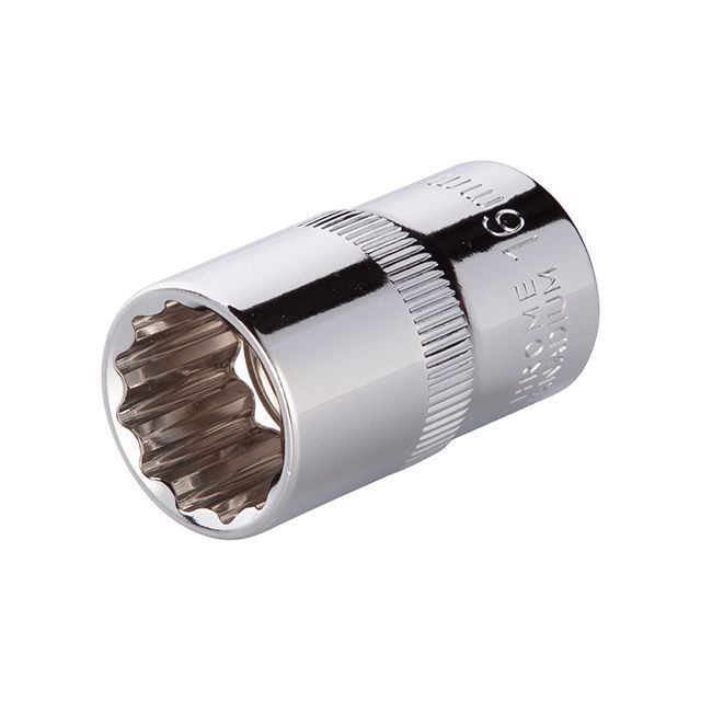 Головка двенадцатигранная 1/2", 16×38 мм, Cr-V STORM INTERTOOL ET-0216