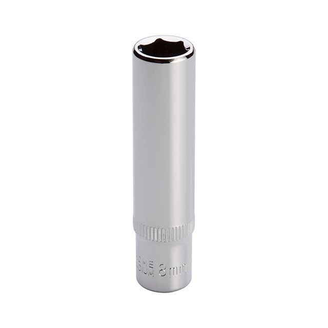 Головка шестигранная удлиненная STORM 1/4", 8 мм, Cr-V INTERTOOL ET-0458