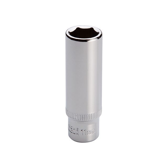 Головка шестигранная удлиненная STORM 1/4", 11 мм, Cr-V INTERTOOL ET-0461