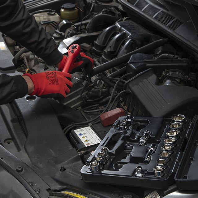 Набор инструментов профессиональный 21ед., 1/2", Cr-V INTERTOOL ET-6021