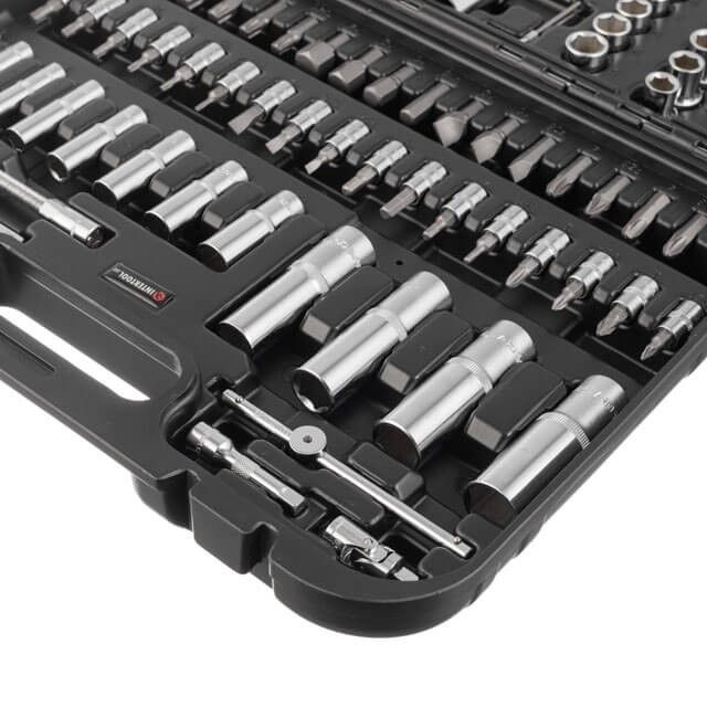 Набор инструментов 94 ед. STORM, 1/2", 1/4", Сr-V INTERTOOL ET-8094