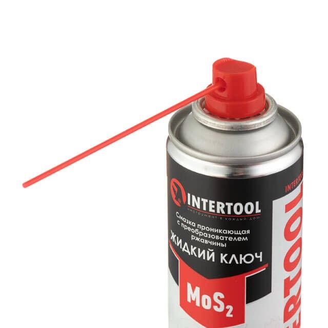 Смазка проникающая "Жидкий Ключ", аэрозоль 200 мл INTERTOOL FS-4120
