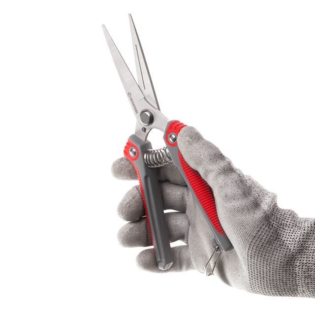 Секатор для винограда 200 мм, INOX, двухкомпонентная рукоятка INTERTOOL FT-1015