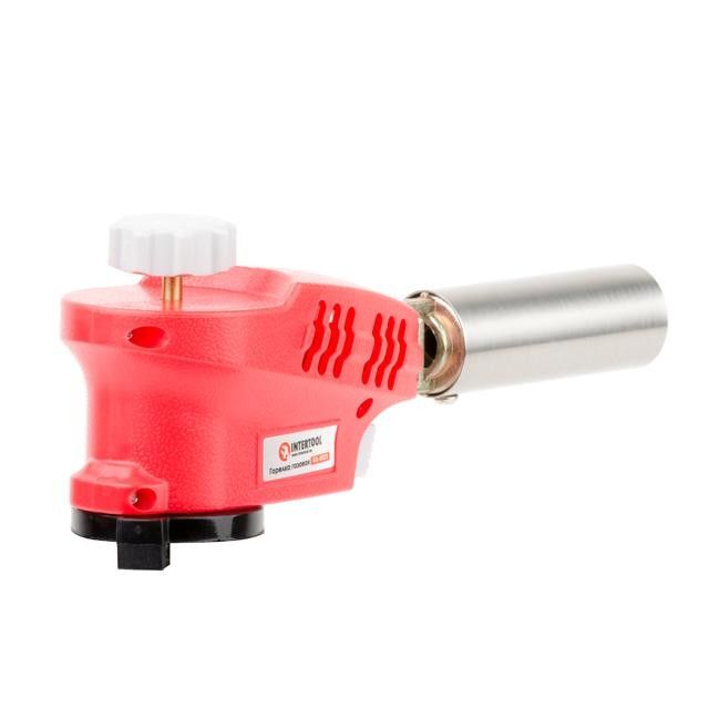 Горелка газовая c пьезозажиганием INTERTOOL GB-0023