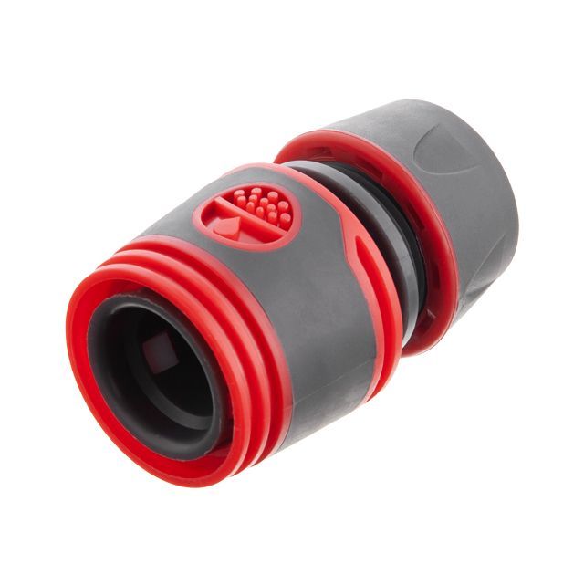 Конектор с аквастопом 1/2" для шланга 1/2" INTERTOOL GE-1119