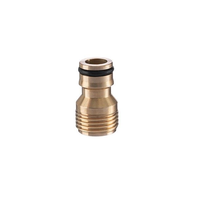 Адаптер латунный на коннектор 1/2" с наружной резьбой 1/2" STORM INTERTOOL GE-1201