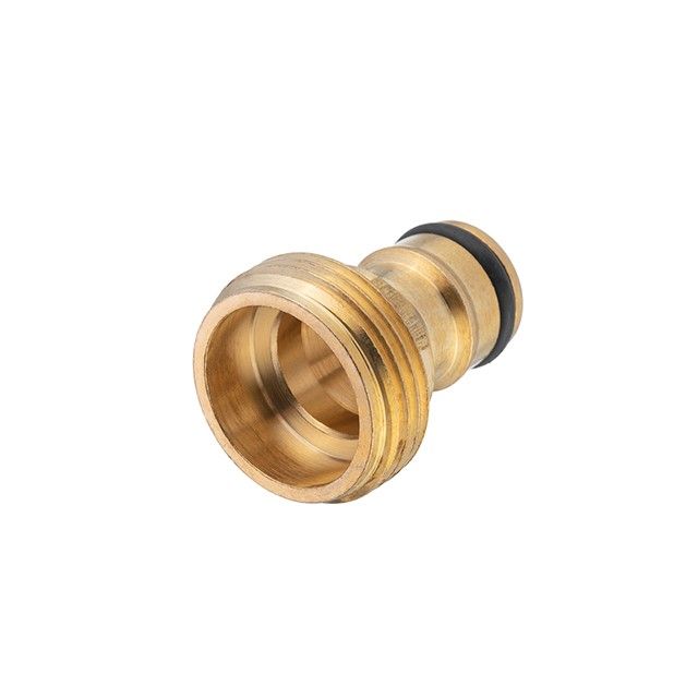 Адаптер латунный на коннектор 1/2" с наружной резьбой 3/4" STORM INTERTOOL GE-1202